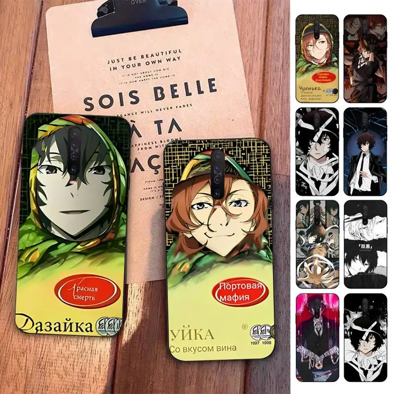 

Bungo Stray Dogs Twin Dark Osamu Dazai Phone Case For Redmi 9 5 S2 K30pro Silicone Fundas for Redmi 8 7 7A note 5 5A