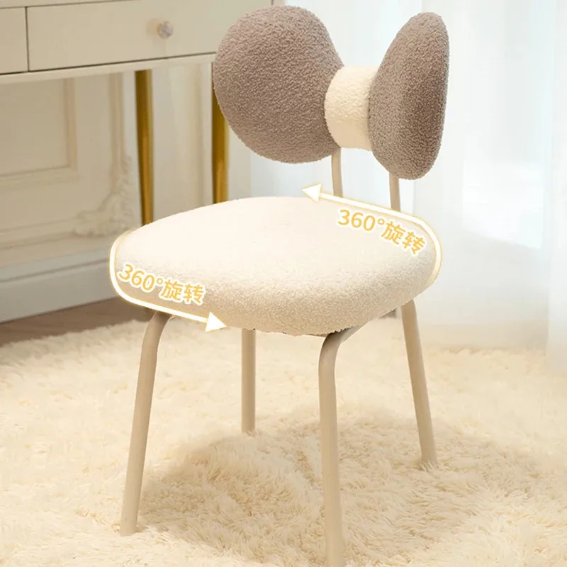 Минималистичный дизайн кресло для макияжа спальни роскошный вращающийся комод