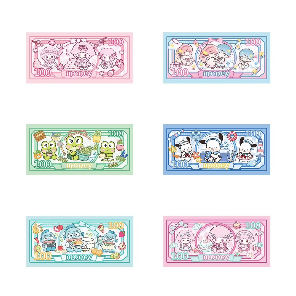 28 шт. забавные бумажные наклейки Sanrio с героями мультфильмов милые Hello Kitty Kuromi