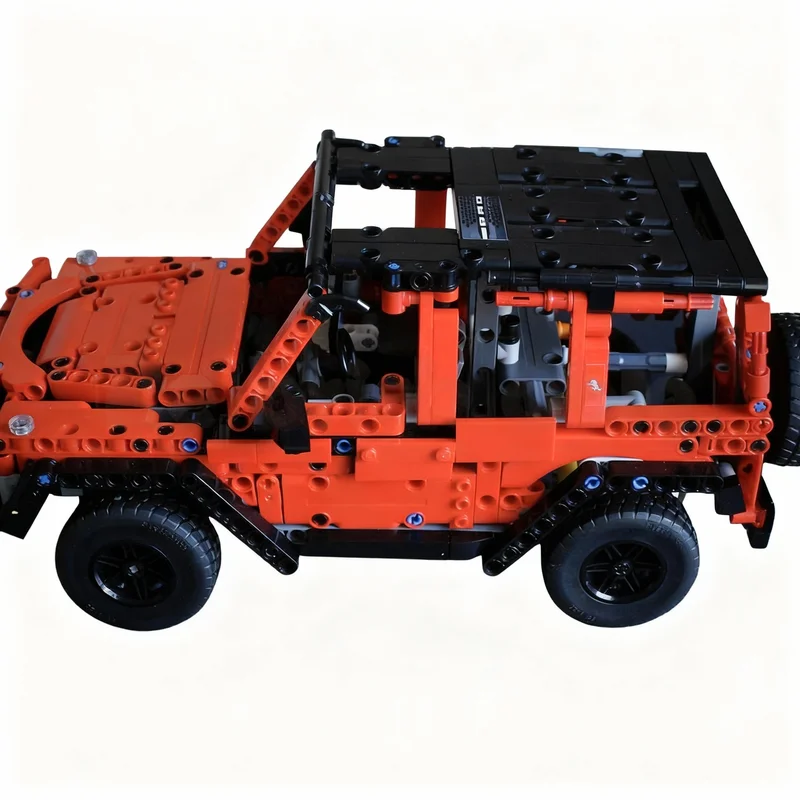 Фото 870 деталей MOC: Техническая модель Mercedes-Benz, конструктор, рождественский подарок, развивающая игрушка, креативный набор для детей №3