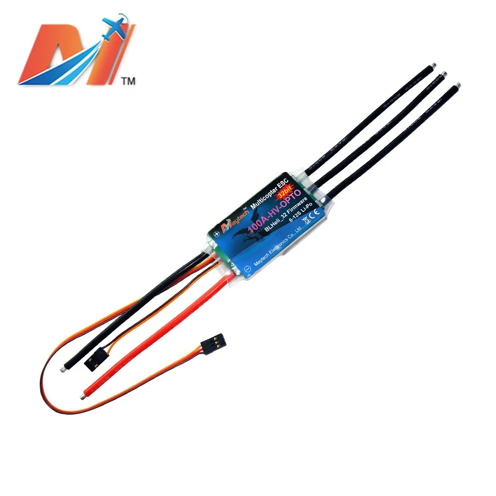 

Maytech 12S new 100A esc engine speed controller with BLHeli_32 bit for multicopter uav quad drone quadrocopter