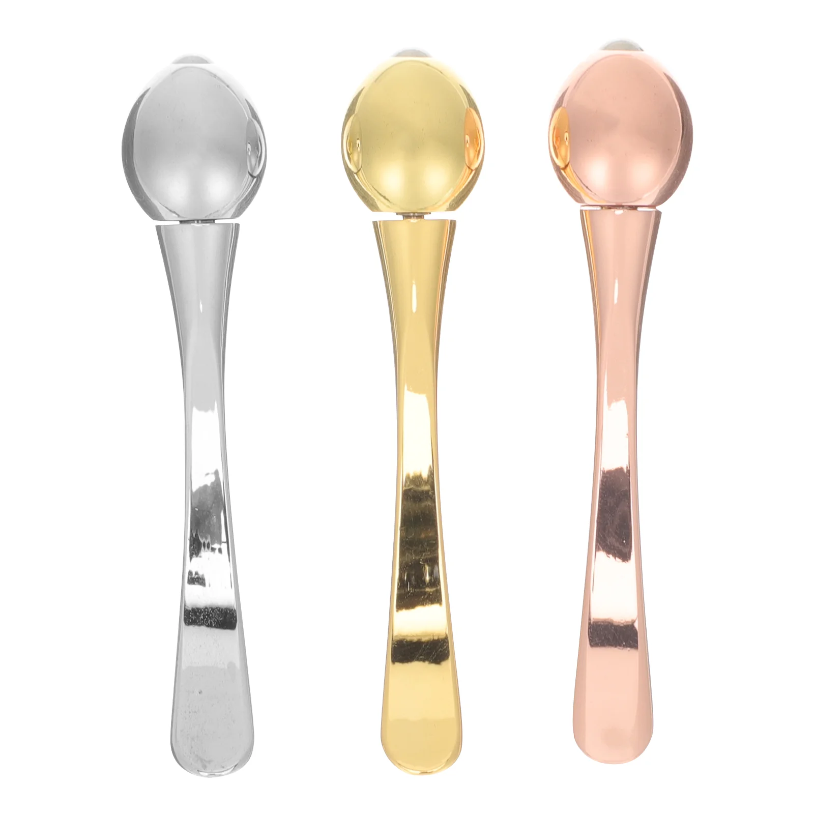 

3pcs Eye Cream Sticks Spatula 3-in-1 Roller Eye Massager Skin Care Tools