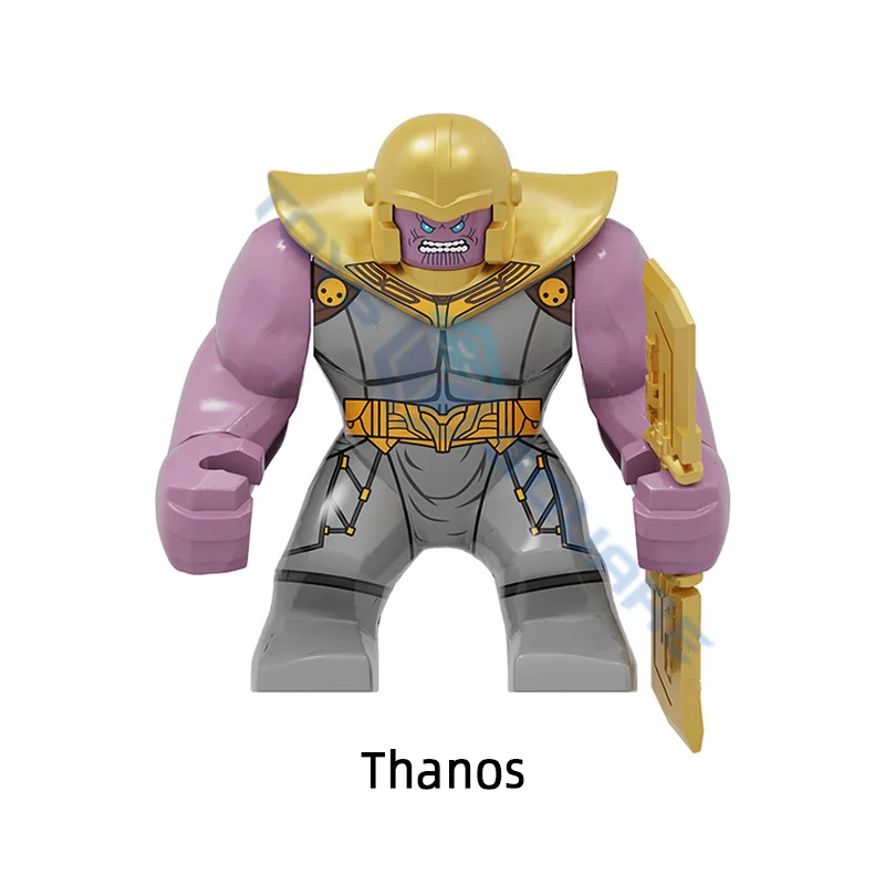 Конструктор Big Thanos Веном карнидж Халк ящерица райот Железный Патриот токсин