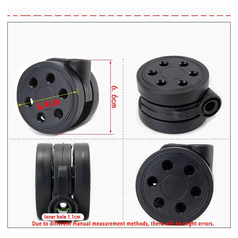Подходит для колесных троллеток оригинальное износостойкое колесо переноски