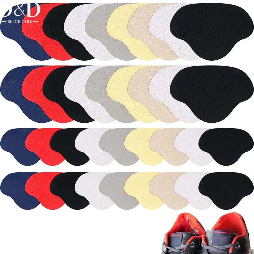 

D&D 6pcs/set Shoe Heel Repair Patch Kit Self Adhesive Inside Shoe Patches For Holes Leather Heel Pads Shoe Glue Sole Repair