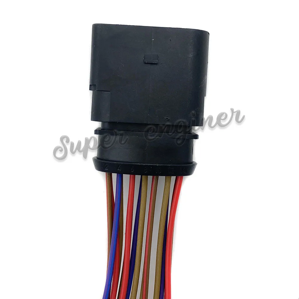 14 контактный разъем штекер жгут проводов для VW AUDI Skoda Seat 6X0973817 новинка
