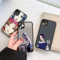 nana cartoon phone case for iphone 13 12 11 7 8 plus mini x xs xr pro max matte transparent cover