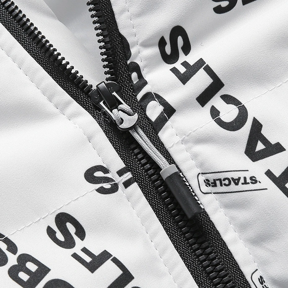 Winter Padded Jacket Men Fashion Patchwork Parkas Winter Thick Jackets Stand Collar Parkas Warm Coats Male Outdoor Outerwear