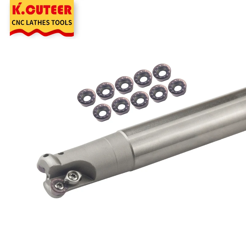 Full range of EMRW4R round nose milling cutter C12-C20 super shock-resistant tool holder boring bar holder for RPMT cutting tool