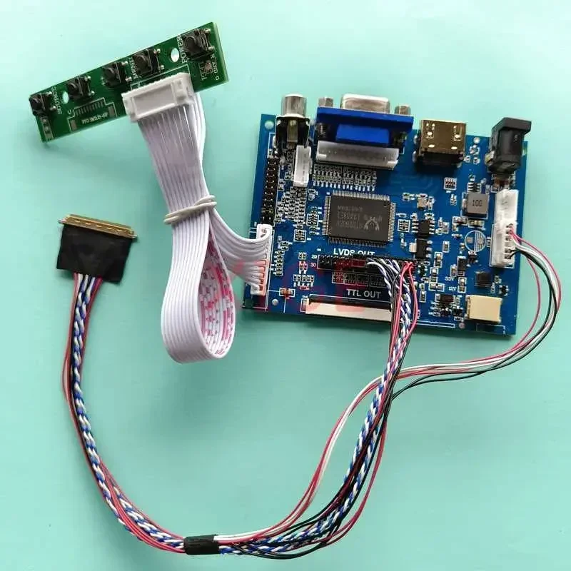 Плата драйвера контроллера для B156XW03 V0/V1 V2 2AV VGA LVDS 40 Pin 1366x768 HDMI-совместимая со