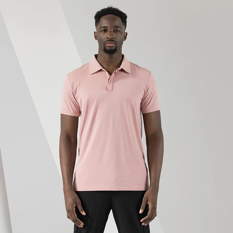 Рубашка-поло мужская с коротким рукавом дышащая теннисная майка для гольфа