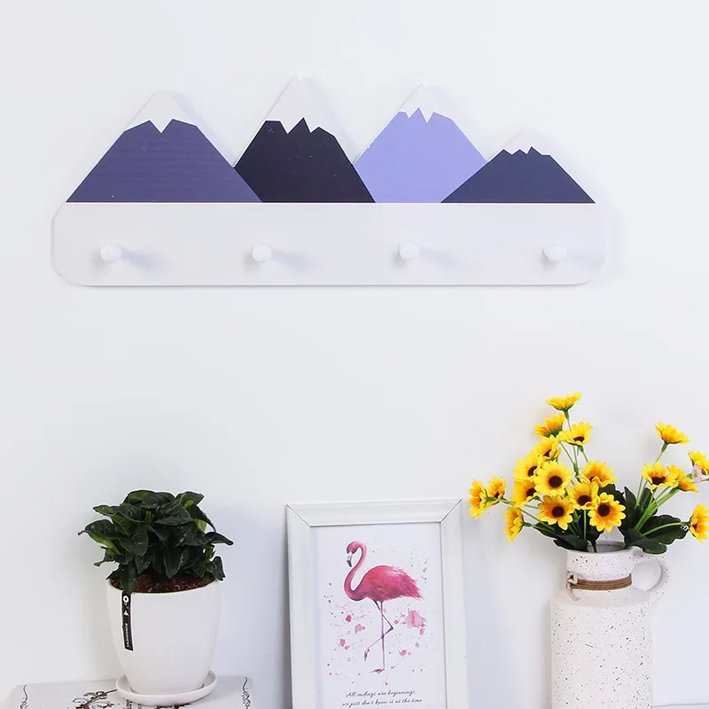 

1 шт., деревянный настенный крючок для детской комнаты