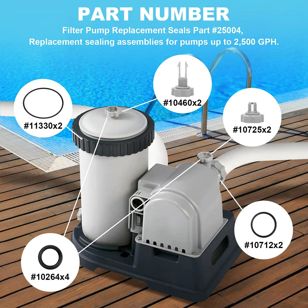 

1/3pcs Air Release Valve O Rings 25004 Filter Pump Valve And O Ring Replacements Part For Intex 10725 10264 Pool Parts