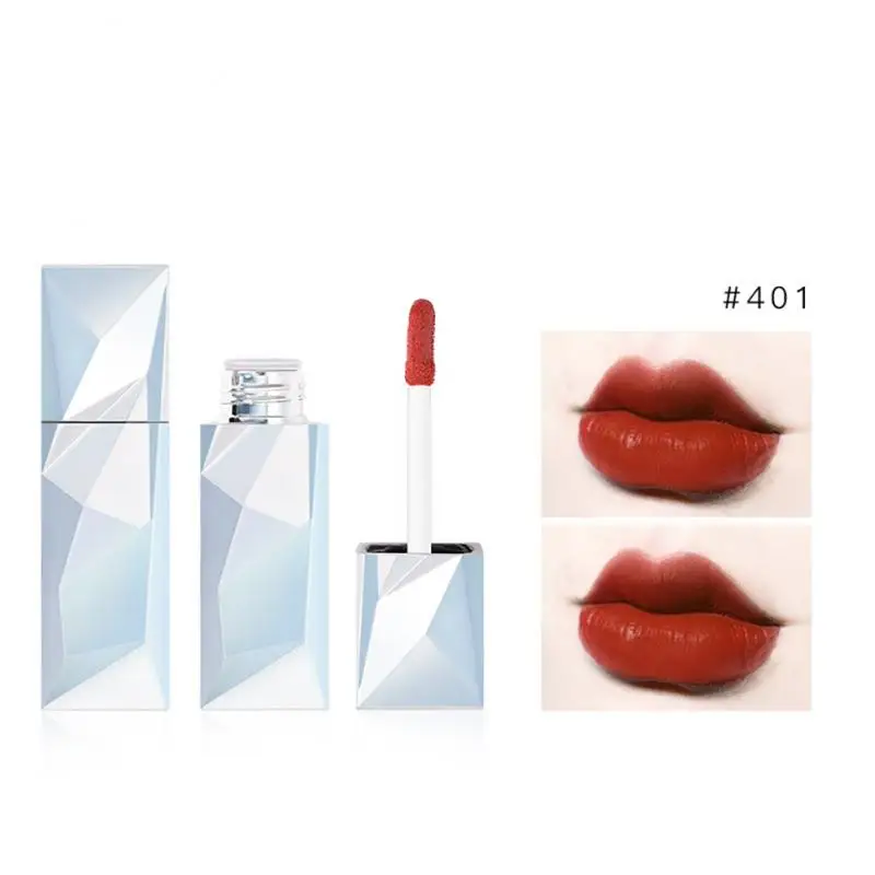 

6 Colors Dream Lipstick Crystal Diamond Velvet Matte Lip Gloss Makeup Lightweight Moisturizing Non-stick Cup Lip Cosmetic TSLM2