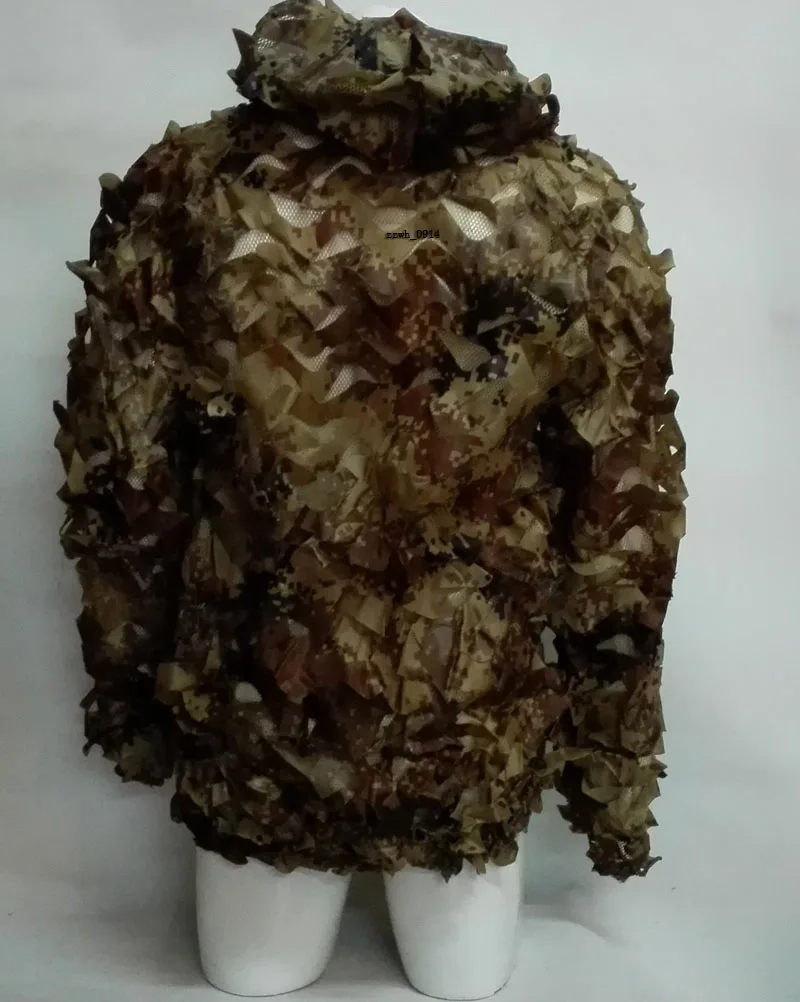 3D Desert Digital Камуфляжный бионический Ghillie пиджак и брюки