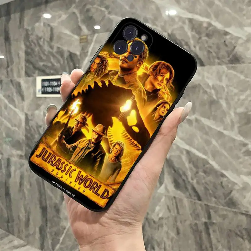 YNDFCNB World Jurassic Park Phone Case For iPhone 14 11 12 13 Mini Pro XS Max Cover 6 7 8 Plus X XR SE 2020 Funda Shell