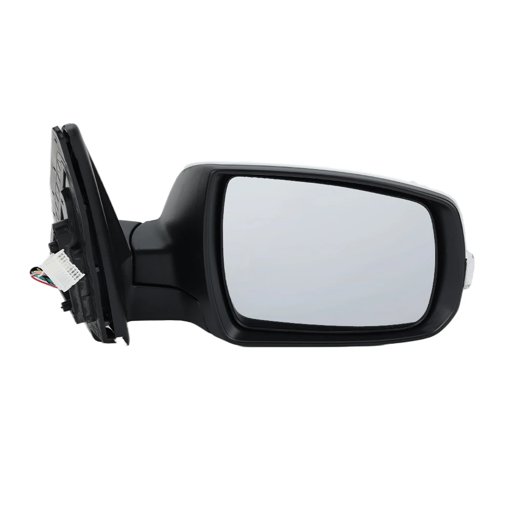 

9-контактное зеркало заднего вида в сборе для Kia Sorento XM 2011 2012 2013 2014 Праймер, белое боковое зеркало с подогревом двери, автомобильные аксессуары