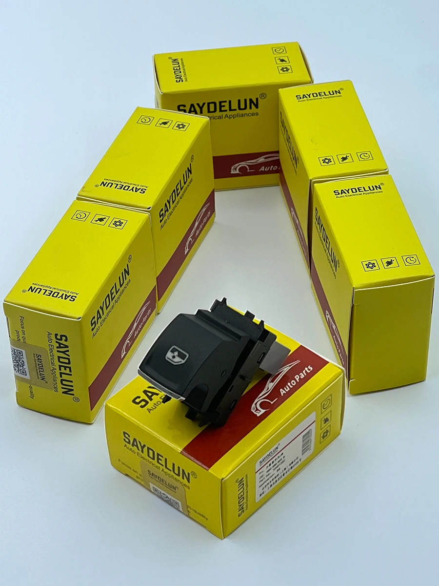 5GG 959855 E 5G 0959855 L 5G 0959855 F пассажирский боковой переключатель стеклоподъемника, хромированная кнопка для VW Passat Golf Polo Touareg, автомобильные аксессуары
