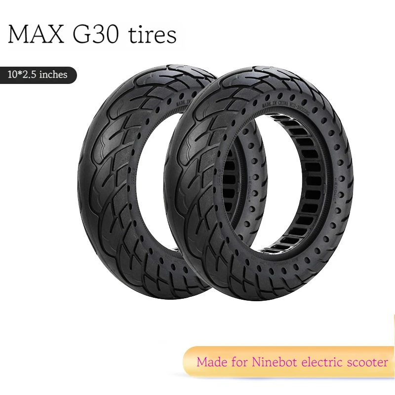 

10*2.5 Inch Max G30 Scooter Tires Anti-Blast Honeycomb Tyres Made By Elastic Rubber Electric Scooter Accessories For Ninebot