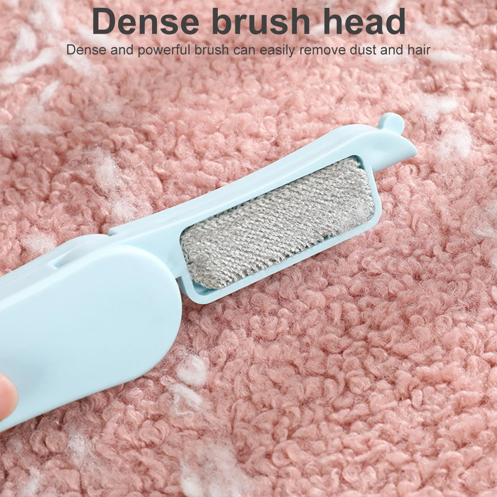 

Средство для удаления волос от пыли, зеленая липкая щетка для одежды, портативная складная 2 головки, щетка для удаления шерсти домашних жив...