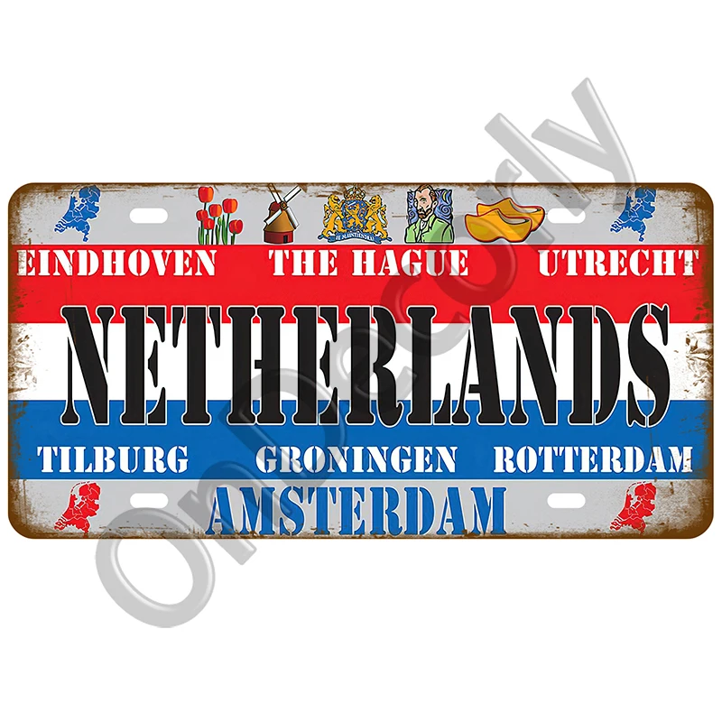 

Металлическая табличка с флагами разных стран