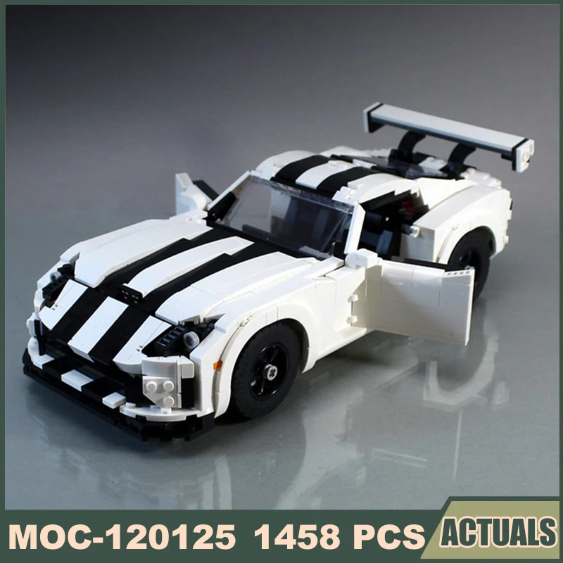 

Гоночный автомобиль 6 в 1 MOC, кубики, модели автомобилей 10295, строительные блоки, креативный Суперскоростной автомобиль, подарки для детей, бо...