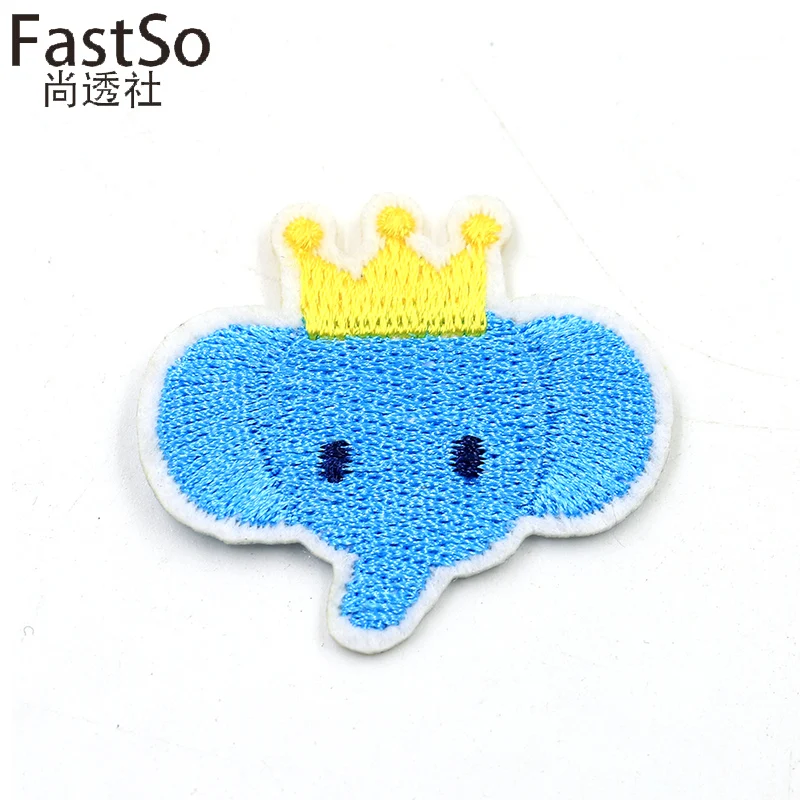 Миниатюрные Детские Мультяшные нашивки для одежды сумки термоклейкая