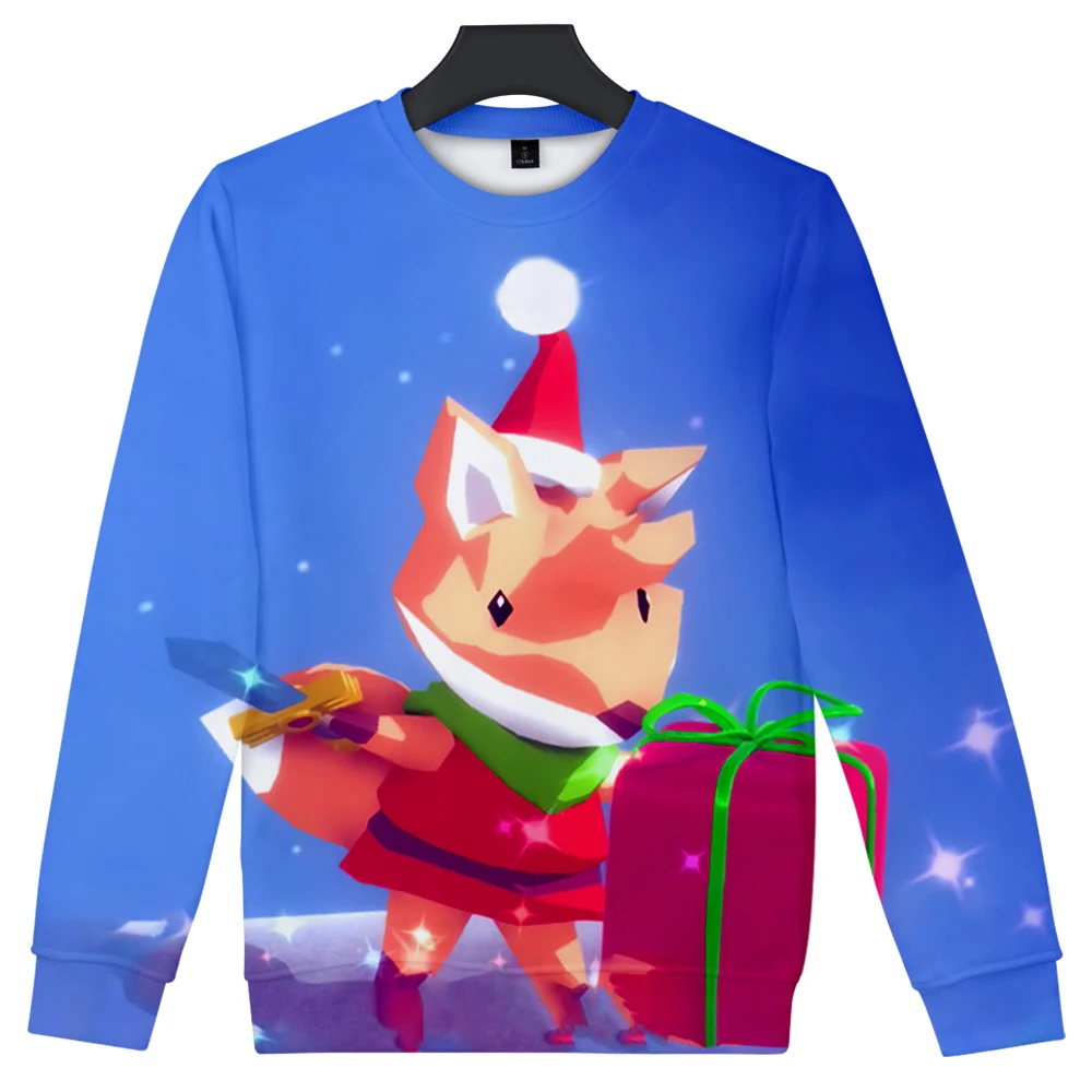 

Tunic 3D Prints Crewneck Sweatshirt Women/Men Fashion Long Sleeve Sweatshirts Casual Streetwear Clothes