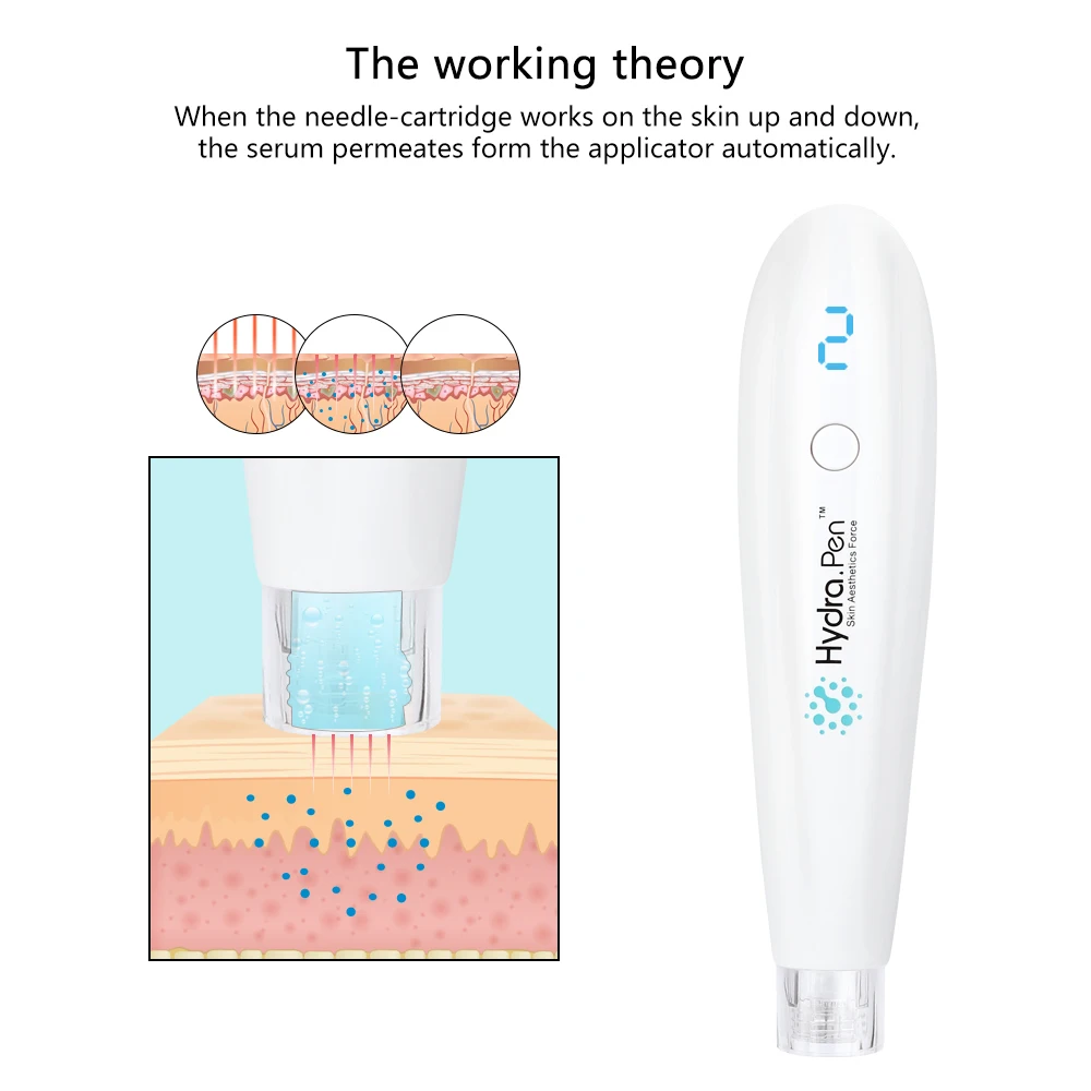 Новая электрическая гидравлическая ручка H2 Дерма микроизолирующая Meso