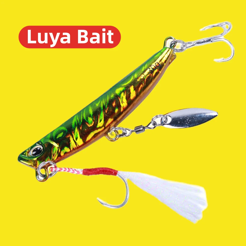 

1Pcs Wobbler Fishing 30g 80mm Deep Water Sinking Hard Metal VIB Fishing Lure Pesca Artificial Bait Fishing Accessories Peche