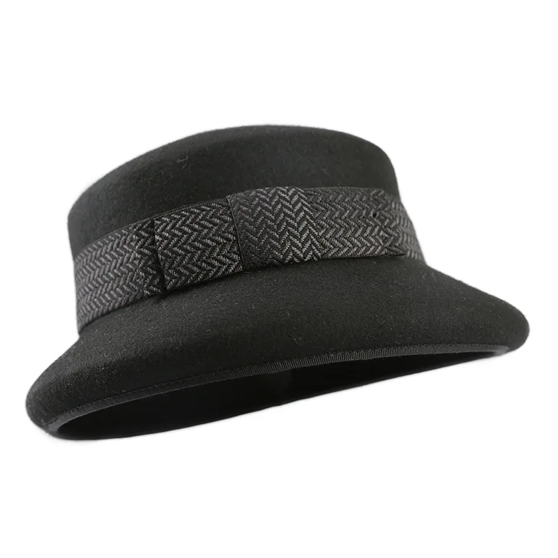 Феи костюмы о новой шерстяной фетровой шляпе яркая Дамская темпераментная Кепка
