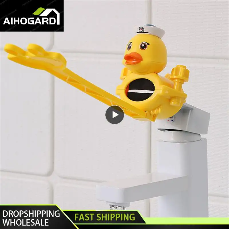 

1~10PCS Cartoon Faucet Extender For Kids Hand Washing In Bathroom Sink Animals Accessories Kitchen Convenient for Baby Washing