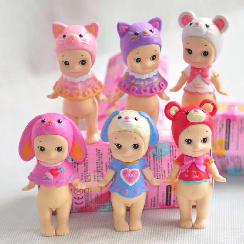 

TR милая кукла Kewpie на День святого Валентина, ограниченный выпуск, экшн-фигурки с изображением летящего ангела, животных, игрушки, лиса, собак...