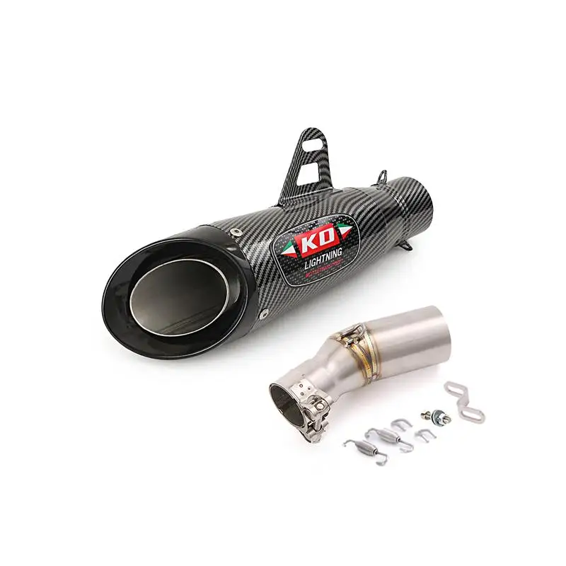 Глушитель выхлопной трубы со съемным глушителем дБ для Kawasaki Versys 250 Versys300 все годы