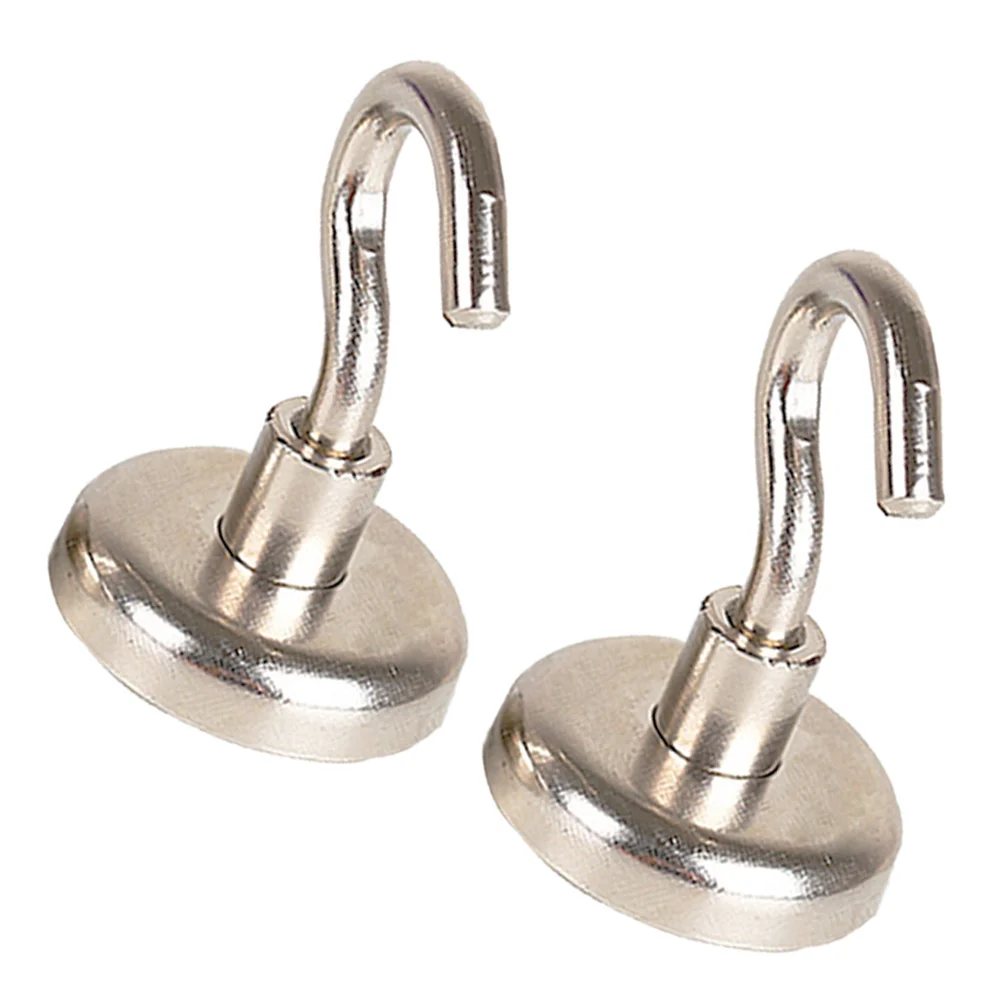 

10pcs Strong Neodymium Magnet Hooks Heavy Duty Magnetic Hooks for Home Kitchen Workplace Office and Garage