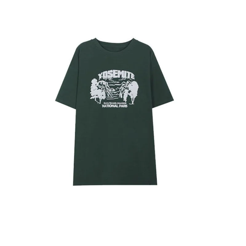 Женский хлопковый пуловер с круглым вырезом и коротким рукавом - купить по