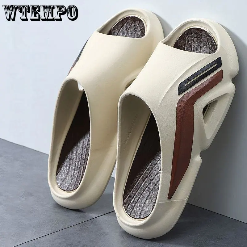 

WTEMPO Slippers Men's Summer Trend To Wear Thick-soled Home Indoor Non-slip Men's Slippers Beach Outdoor Wholesale Dropshipping