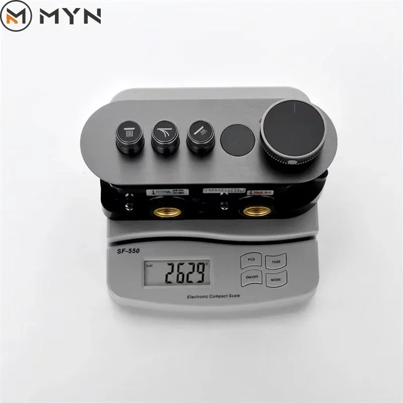 Meiyani новый дизайн латунный скрытый настенный многофункциональный круглый