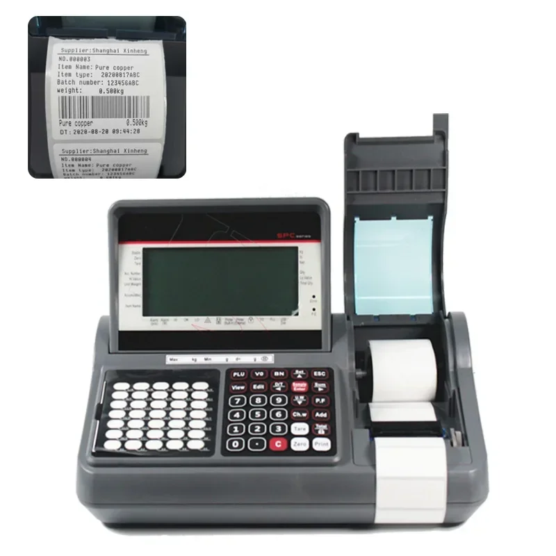 RS232 U disk memory SPC digital EXCEL подсчетная фотография с липким принтером для этикеток Wi-Fi