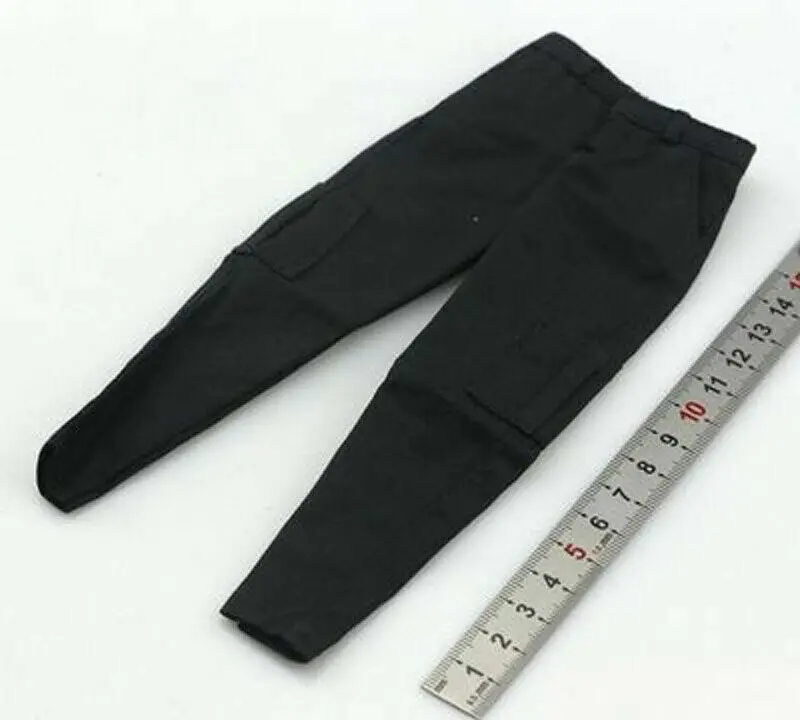

Модные черные повседневные брюки для солдатиков в масштабе 1/6, модель для 12 "фигурок, кукол, игрушек
