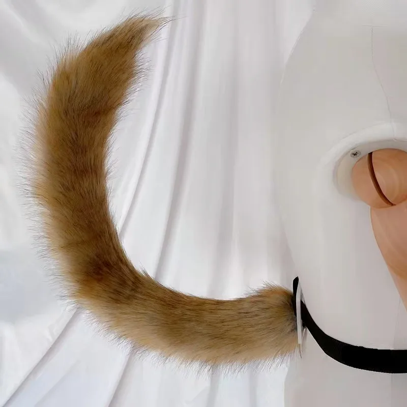

Simulation fluffy soft fox tail cosplay stage performance props fairy tail