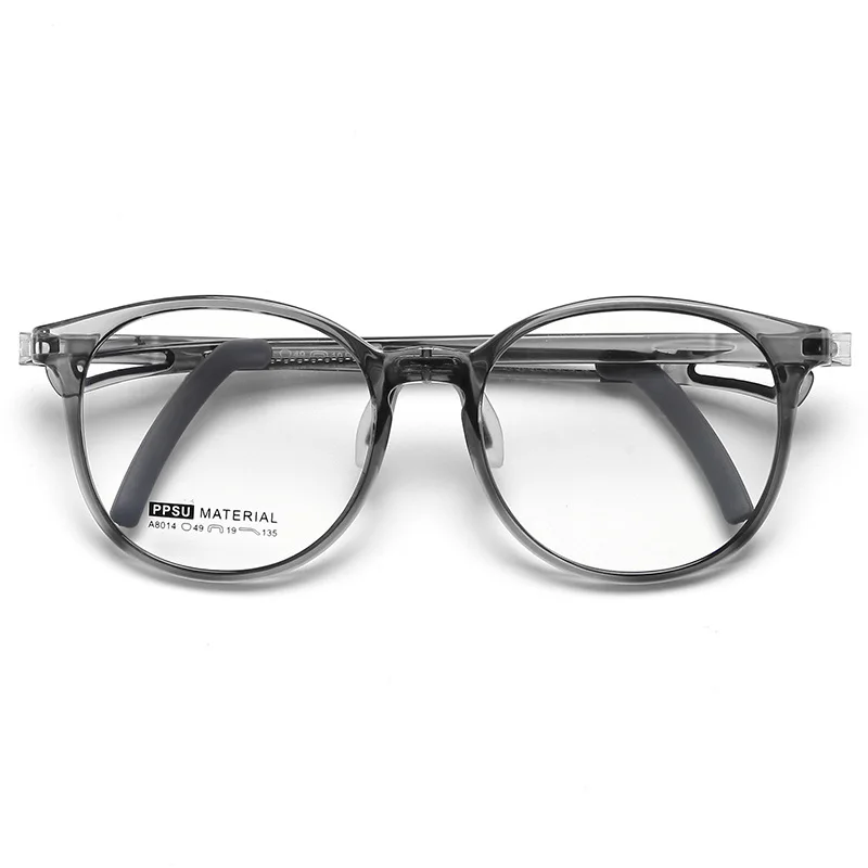 Детские круглые безопасные оптические оправы для очков с диоптриями 49-19-135