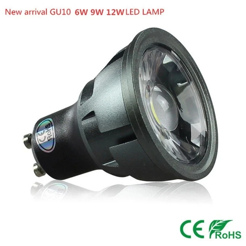 

Super Bright Dimmable GU10/GU5.3/E27/MR16 COB 6W 9W 12W LED Bulb Lamp 85-265V 12V spotlight Warm White/Cold White led light