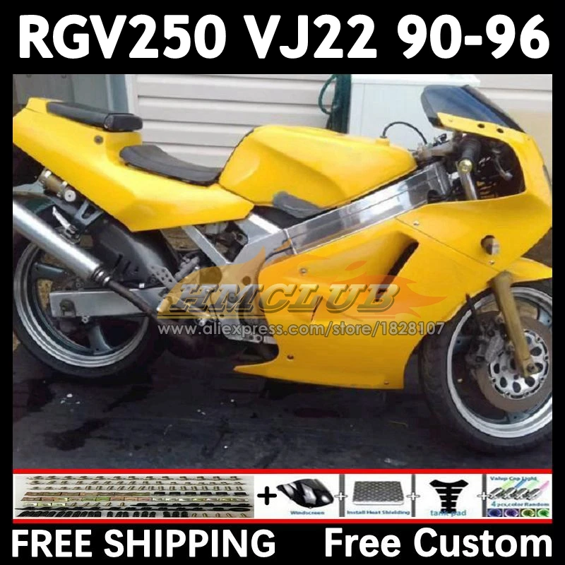 Обтекатель RGV250 для SUZUKI VJ22 1990 1991 1992 1993 1994 1995 19No. 1996 желтая blk RGV-250 VJ 22 RGV 104 90 91 92 93 94 95 96