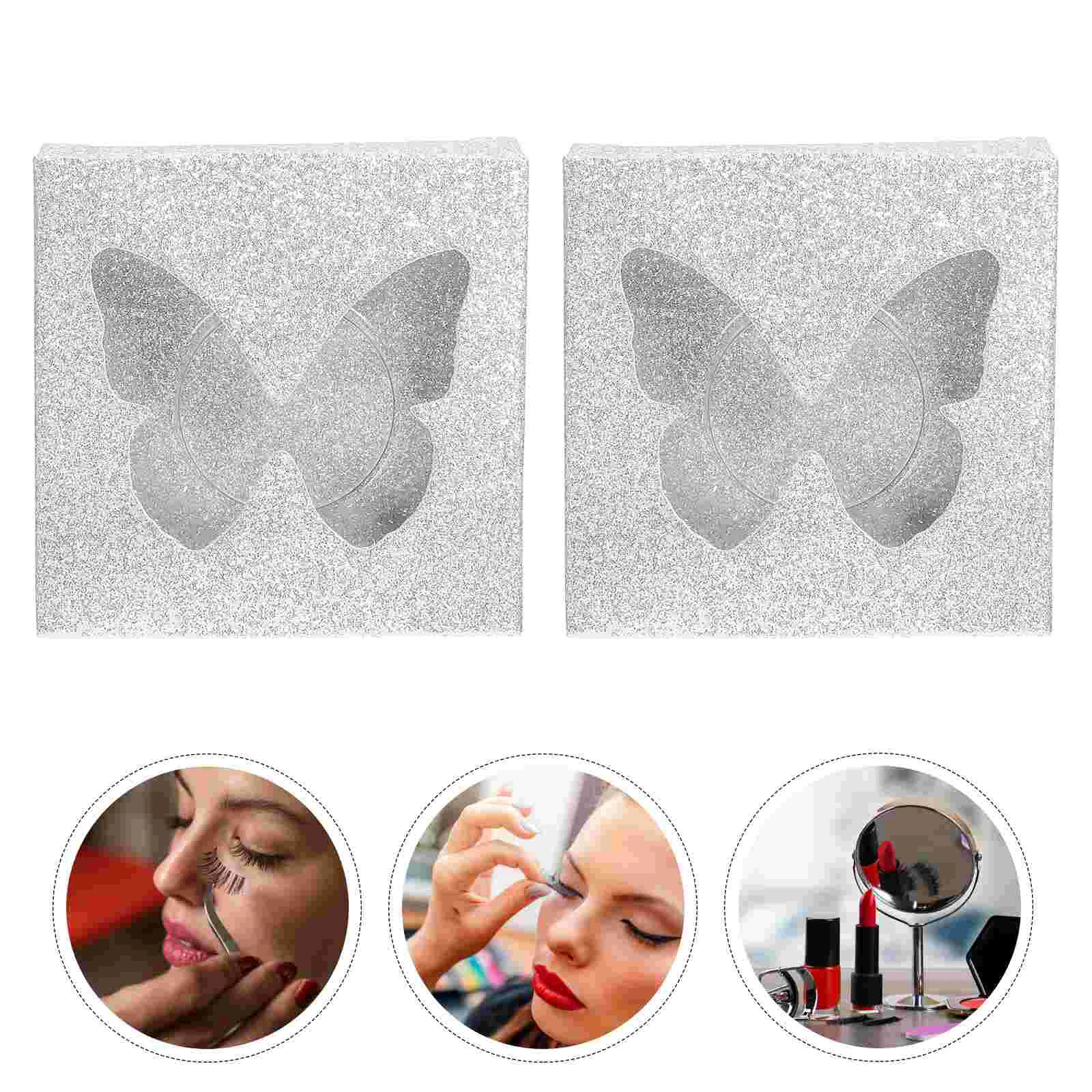 

30PCS Durable Chic Empty Eyelash Organizers Empty Eyelash Cases Lash Boxes for