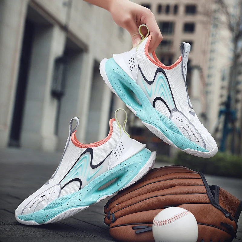 Free Running Shoes Men all-match Sneakers Men Mesh Breathable Cushion Jogging Sports Ultralight Sock Walking Shoes Male Footwear