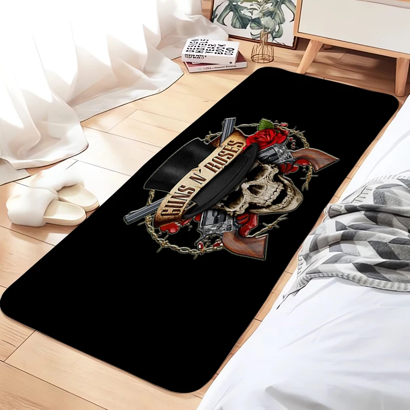 

Doormat for Entrance Door Guns N' Roses Cute Room Decor Bedroom Mats Floor Bath Mat Washable Non-slip Kitchen Rug Hallway Carpet