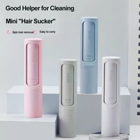 spin electrostatic hair brush fur remover cleaner suction sweeper for pet fur furniture clothes cleaning brush