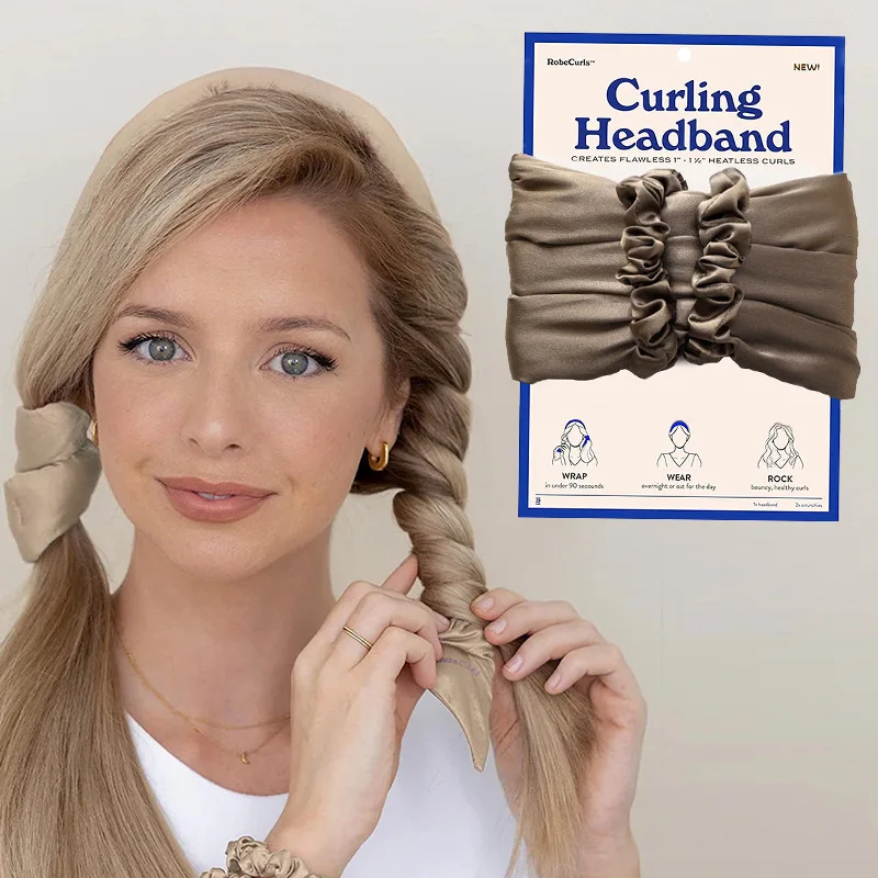 

Lazy Foam Curling Wand For Outdoor Sports Non-Heating And Non-Damaging Curling Iron Big Wave Hair Accessories Hair Bands