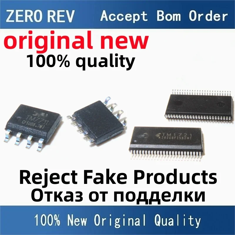 

10Pcs 100% New TM7711 TM1804 TM8211 SOIC-8 SOP8 TM1721 SSOP48 Brand new original chips ic